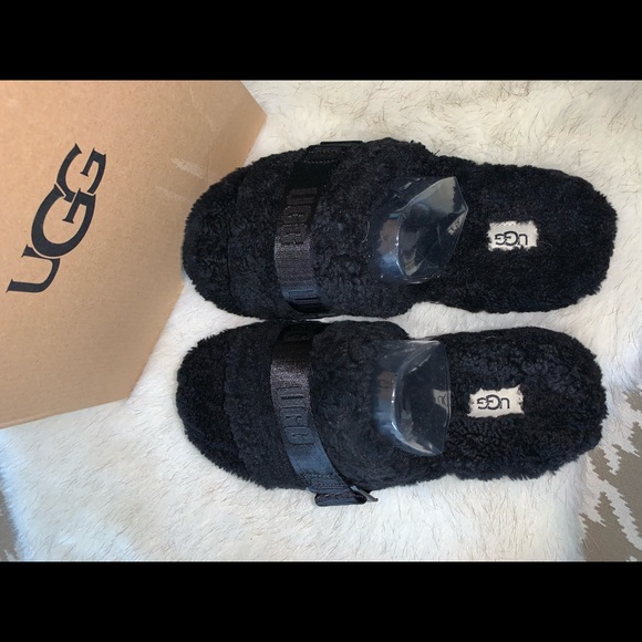 FIRM PRICE‼️UGG Fluffita Sheepskin Slide Sandals - Picture 2 of 5
